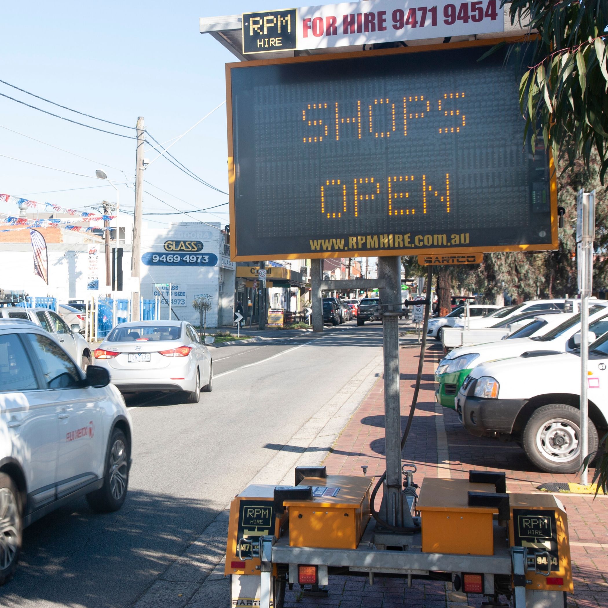 Variable Message Signs Hire RPM Hire