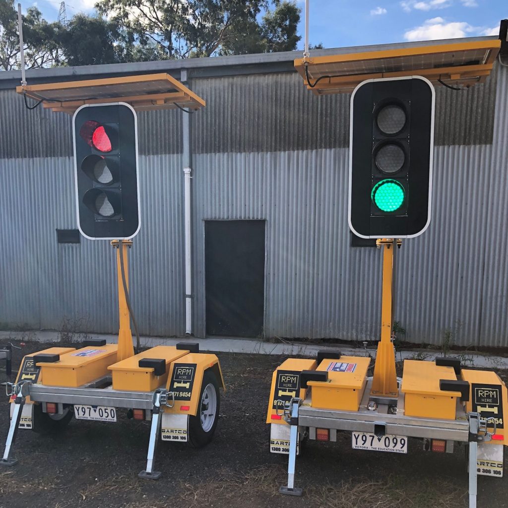 Portable Solar Traffic Light Hire Melbourne, Sydney, Brisbane & Hobart