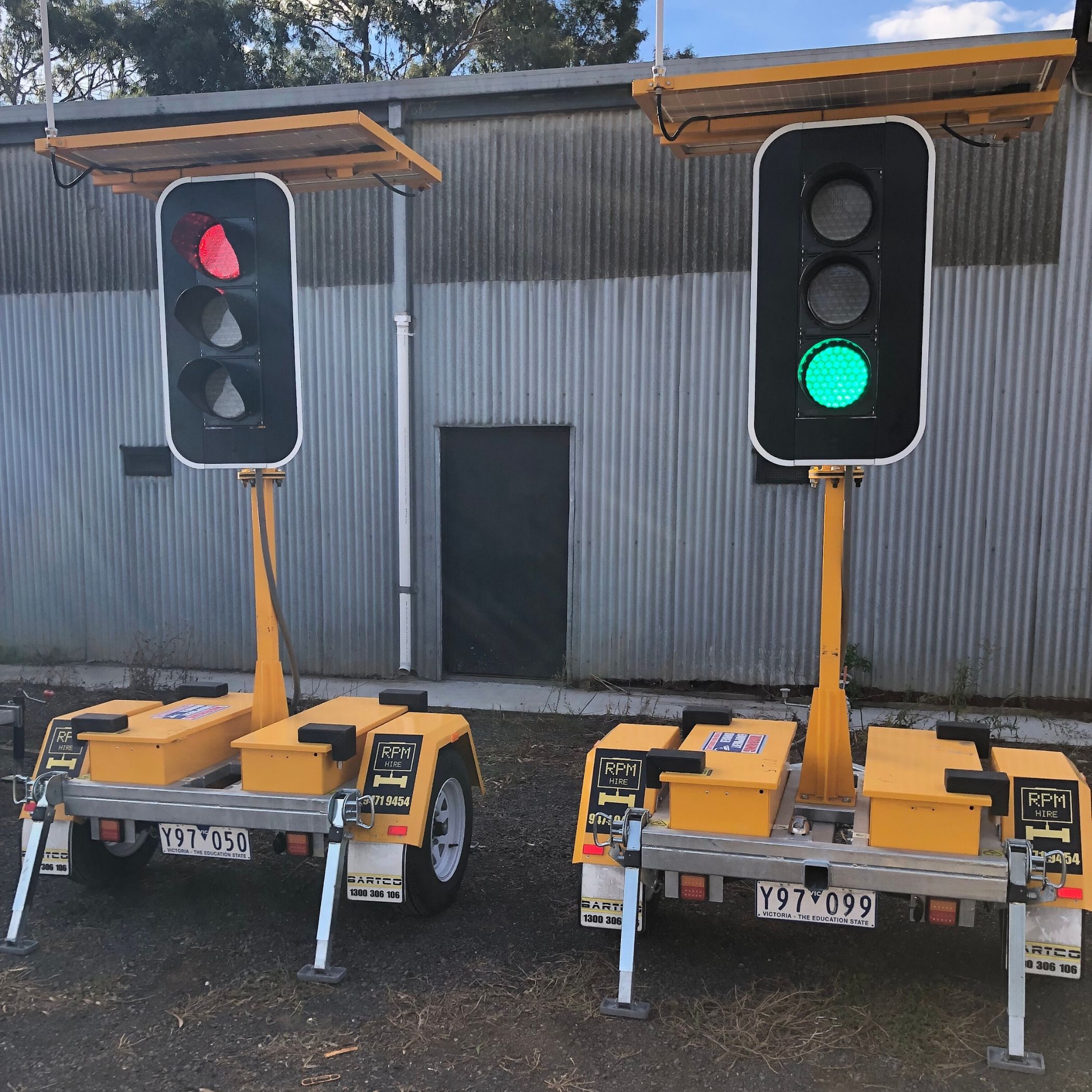 Portable Traffic Lights & Signals Hire RPM Hire