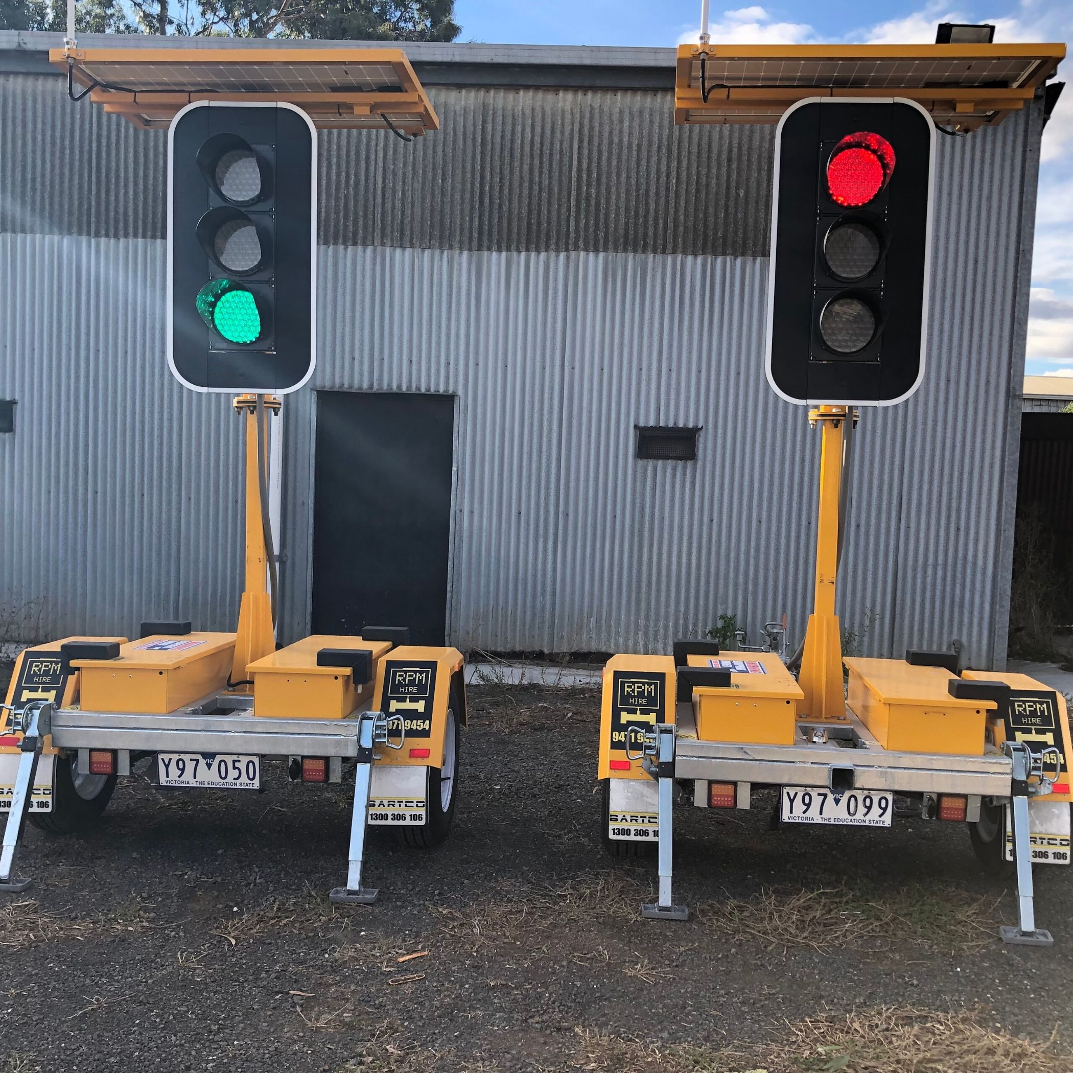 Portable Traffic Lights & Signals Hire RPM Hire