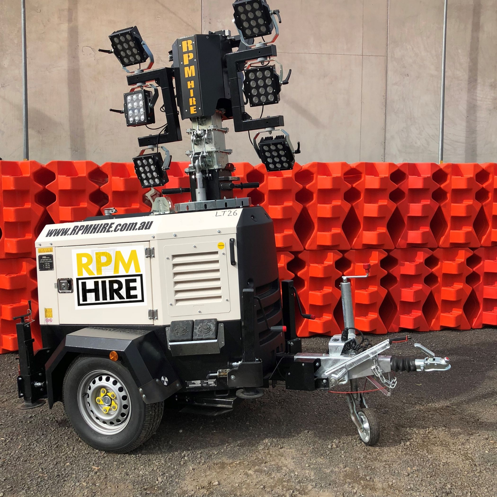 Portable Mobile Light Towers Hire in Melbourne Sydney Brisbane RPM Hire