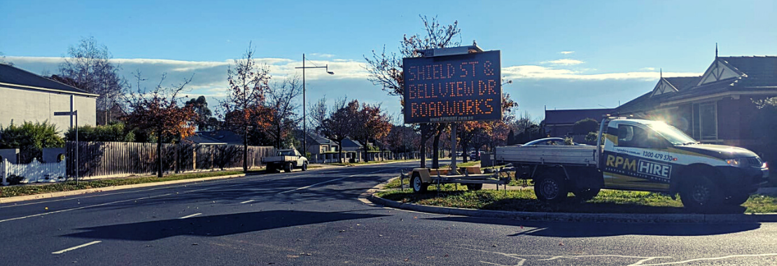 Variable Message Sign Set Up