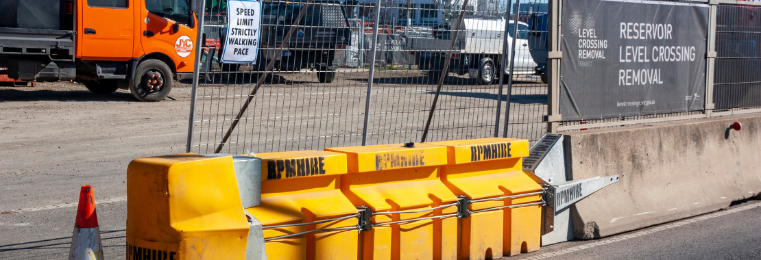 RPM Hire Concrete barriers