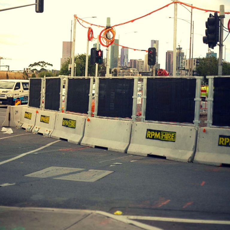 Concrete Jersey Barrier Hire RPM Hire