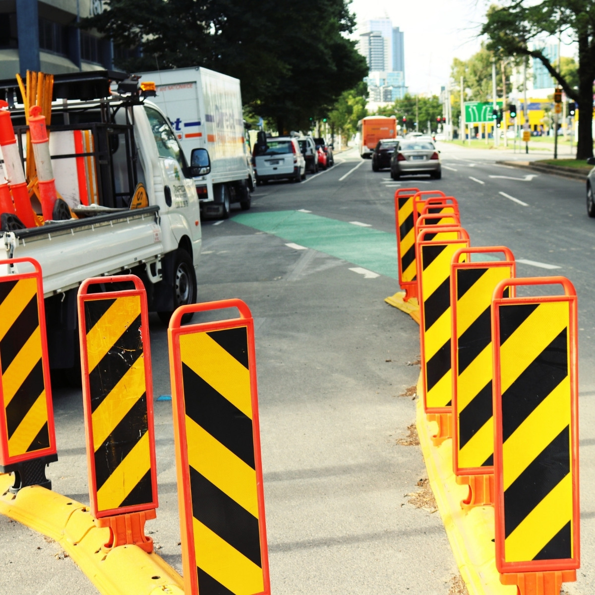 Klemmfix barrier traffic management Klemmfix barrier traffic management