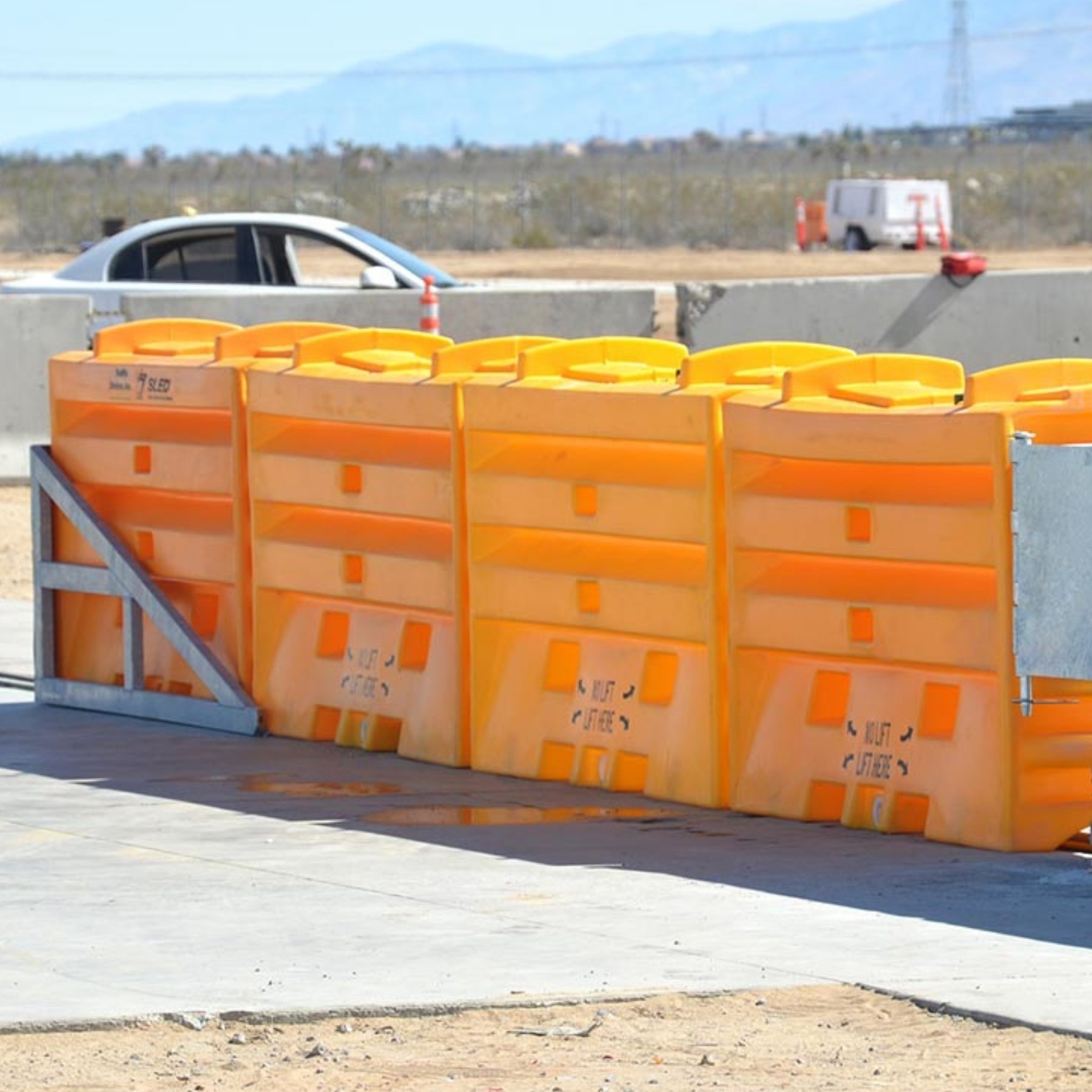 SLED Crash Cushion Hire in Melbourne, Sydney & Brisbane