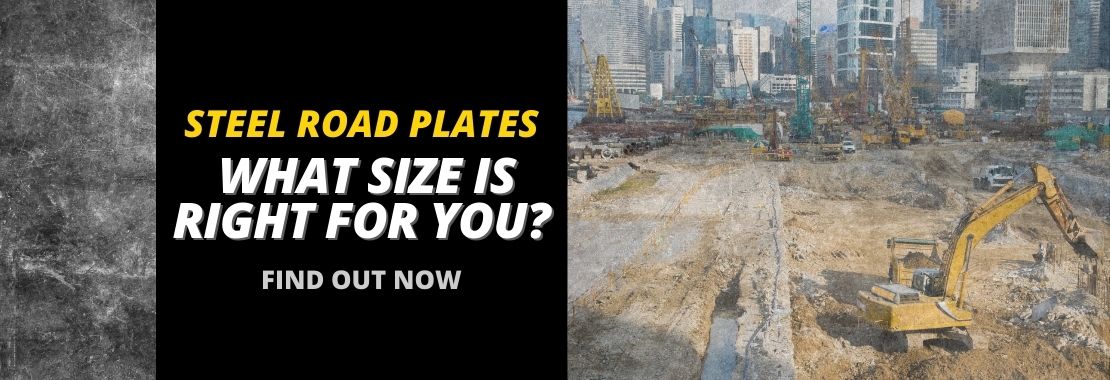 Steel road plates