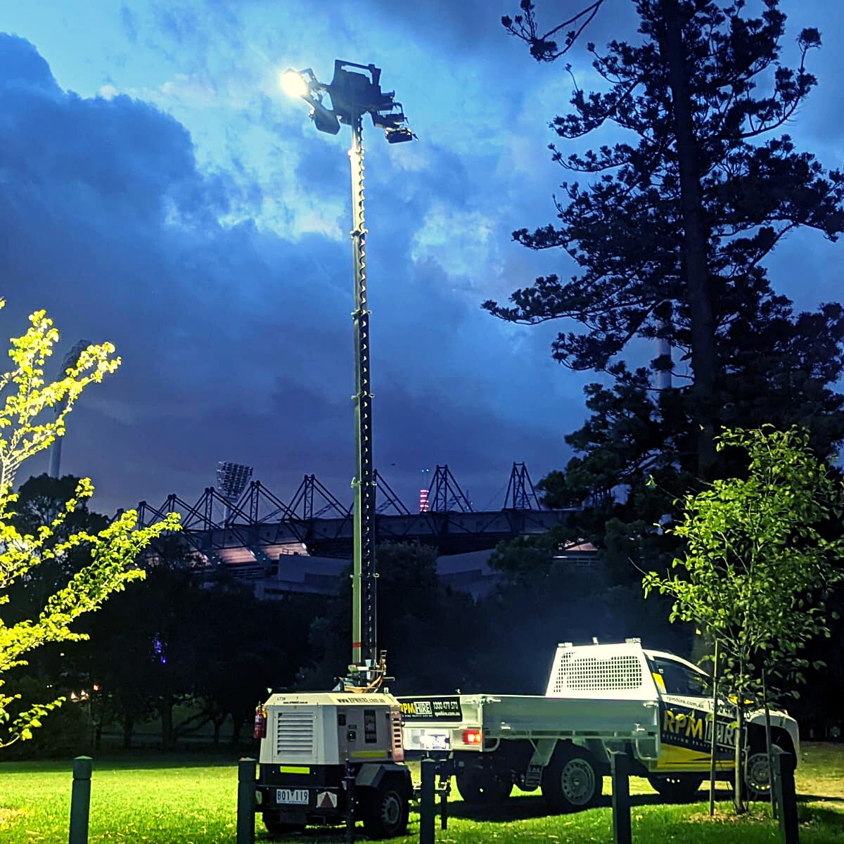 Portable parking shop lot lights
