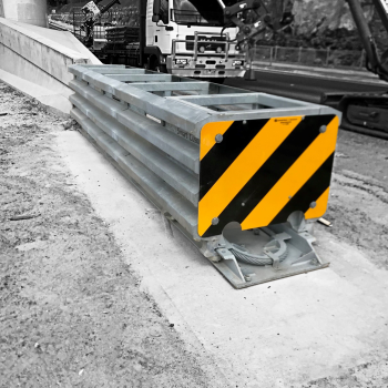 Smart Crash Cushion -Black and White