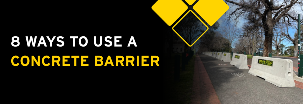 8 Ways to Use a Concrete Barrier